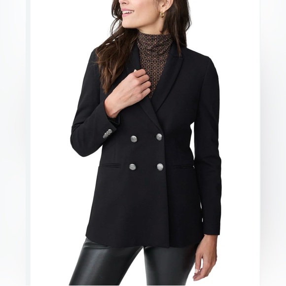 J Mclaughlin Jackets & Blazers - J. McLaughlin Marlowe black double breasted Blazer Sz S